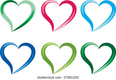 heart shapes