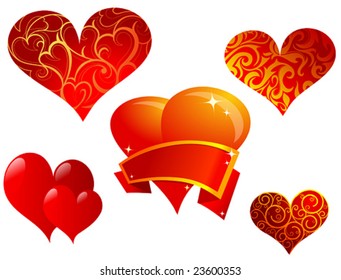 Heart shapes design