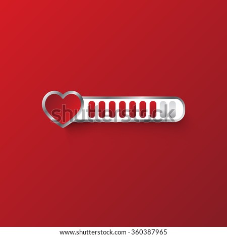 Heart Shapes for Love Meter