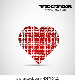 Heart Shapes. Heart Retro Shape.Heart Label Shape.Grunge Heart Shape.Heart Ribbon Shape.Heart Vintage Shape.Heart Icon Shape