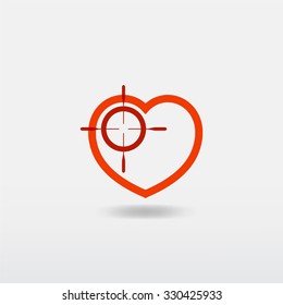 heart sight icon