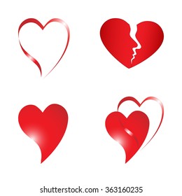 heart, sign,