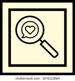 heart sign icon