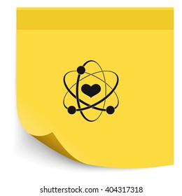 Heart sign icon.