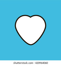 heart sign. heart icon