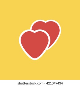 heart sign. heart icon