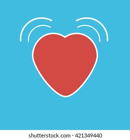 heart sign. heart icon