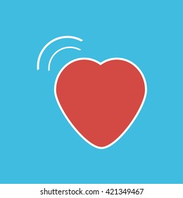 heart sign. heart icon