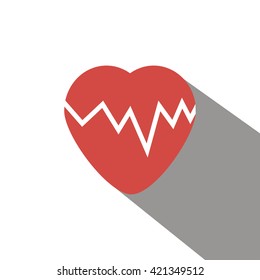 heart sign. heart icon