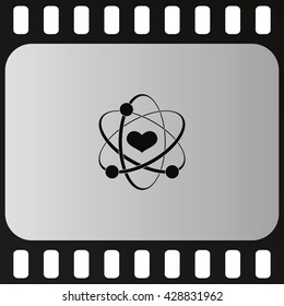 Heart sign icon.
