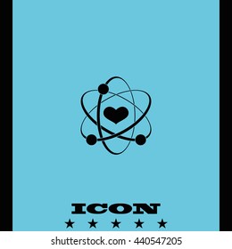 Heart sign icon.