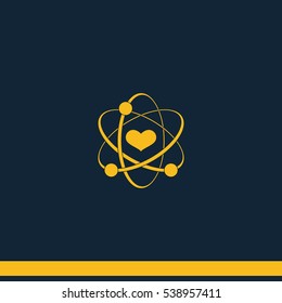 Heart sign icon.