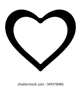 Heart sign icon. Love symbol