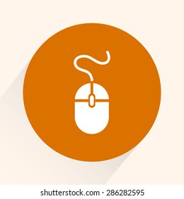 Heart sign icon, vector illustration.  Flat design style