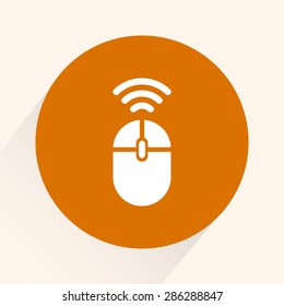Heart sign icon, vector illustration.  Flat design style