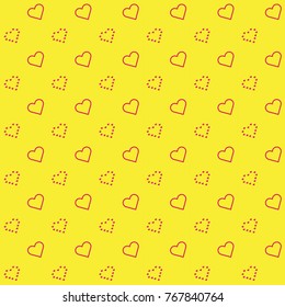 Heart sign / symbol Pattern background wallpaper for Valentine, Love, Sweet, Wedding event  