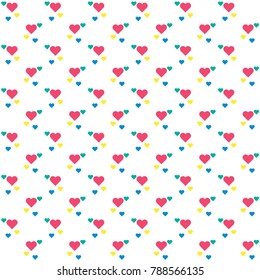 Heart sign / symbol Pattern background wallpaper for Valentine, Love, Sweet, Wedding event  