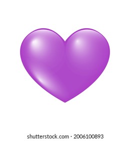 Heart Silhouette Love Symbol Shape Minimalist Icon