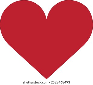 Heart silhouette vector art colourful design.