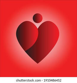 heart simbo for Valentine day,Heart Icon for Valentine day and Marriage Celebration,Valentine's Day, love, key of happiness,Vector love icon,
