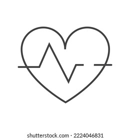 Heart simple icon for grandfather's day