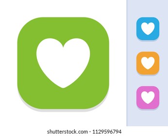 Heart - Simple Icons. A minimalistic vector icon.