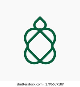 heart with a simple logo turtle 
