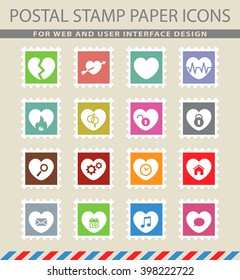 Heart  simply symbols for web and user interface