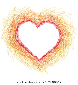 heart sketch