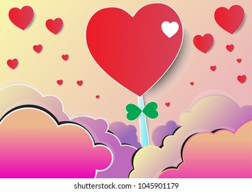 Heart in the sky