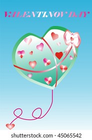 Heart in sky
