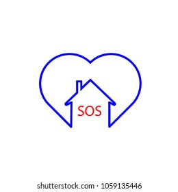Heart SOS icon