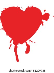 Heart Splatter Stock Vector (Royalty Free) 51229735 | Shutterstock