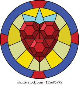 Heart / Stained Glass