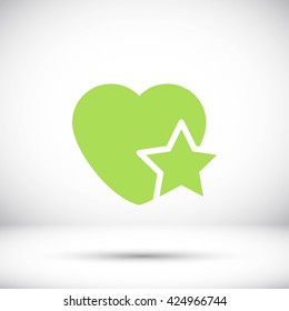 heart star icon