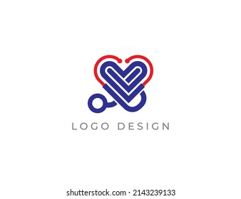 Heart stethoscope Logo Concept sign icon symbol Design. Medical Logo template