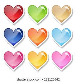 heart stickers