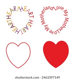 heart Stock Illustrations, Vector Graphics Art.