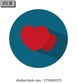 Heart - Stock Vector image on white back