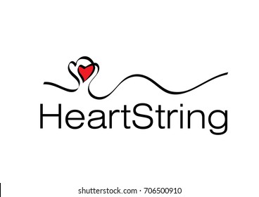 Heart String Logo