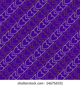 Heart and Stripes Pattern