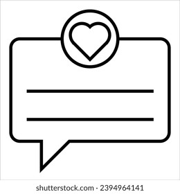 heart, Survey simple icon, vector illustration