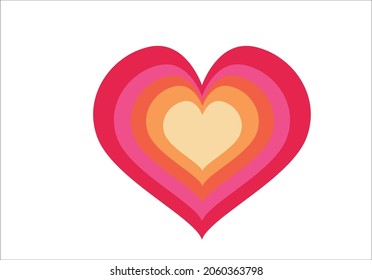 Heart symbol design vector art
