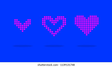 Heart symbol. Eps10 vector.