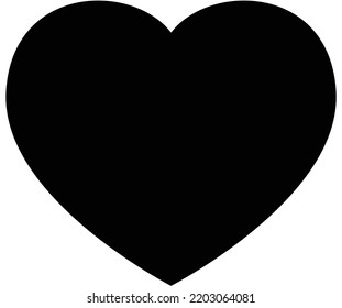heart symbol icon for graphic element