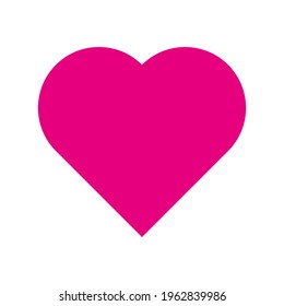 Heart Symbol Icon. Pixel Perfect Heart Illustration Vector Icon