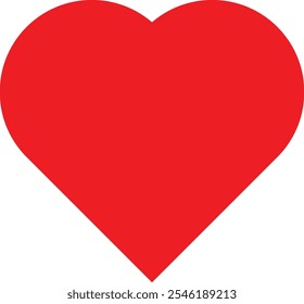 Heart Symbol Icon Set Illustration 