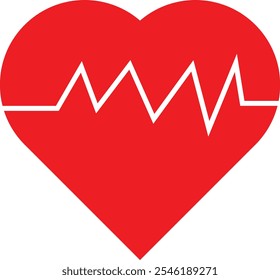 Heart Symbol Icon Set Illustration 