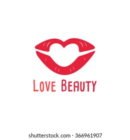 Heart symbol logo icon design template elements. Vector Illustration. Colorful design logo.