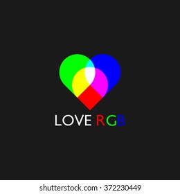 Heart symbol logo icon design template elements. Sign of love and romance. Vector Illustration.